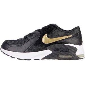 Nike Air Max Excee Kids Black Gold Sneakers Size 4.5 Y